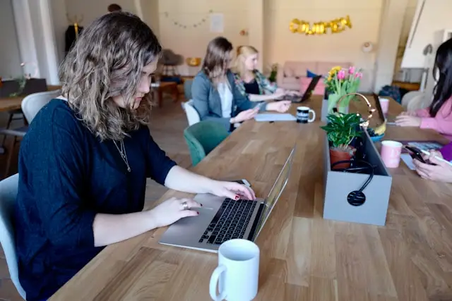 woman co-working - theOBMcircle.com